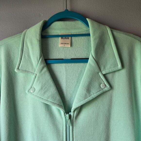 Blair Full Zipper Front Fleece Jacket with Cuffed Long Sleeves and Pockets NWOT - Picture 5 of 11